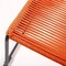Armen Living Shasta Outdoor Metal and Tangerine Rope Stackable Dining Chair, PK2 LCSHSITNG - alternate 7